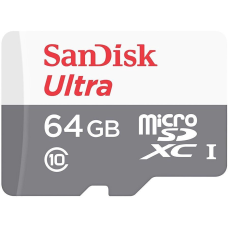 Карта памяти SanDisk 64GB microSD class 10 Ultra Light