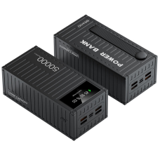 Повербанк 50000 mAh 22.5W Power Bank с быстрой зарядкой PD20W QC22.5W, 4 USB, Type-C, внешний аккумулятор для телефона и планшета + кабель в подарок