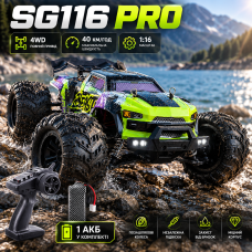Машинка на радіокеруванні ZLL SG116 PRO 1:16 4WD — RC Monster Truck до 40 км/год, дрифт, LED