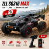Радіокерована машинка ZLL SG316 MAX 1:16 4WD 70 км/год - швидкісний RC позашляховик, дріфт машинка на пульті