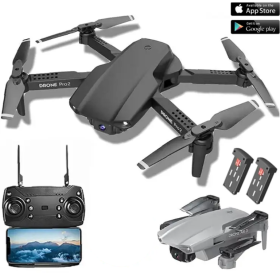 Квадрокоптер E99 Pro2 дрон с камерой 4К FPV до 100 м. до 20 мин. полета + кейс + 1 аккумулятор
