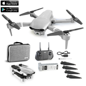 Квадрокоптер 4DRC F3 дрон с камерой, GPS 4К 5G HD FPV 25 мин. полета до 500 м. + кейс