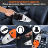 Автомобильный Пылесос проводной Grikey K8 120Вт,  ручной пылесос для авто, автопылесос для машины + 3 подарка