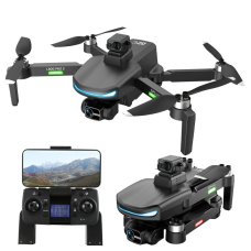 Профессиональный Квадрокоптер дрон с камерой LYZRC L800 PRO 3-осевой подвес 4K HD, GPS, FPV до 1200 м, 26м. полета + кейс