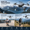 Квадрокоптер LF682 з камерою та пультом з екраном, дрон Brushless з безщітковими моторами 4000KV, Optical Flow, EIS, 20 хв, 1 акумулятор