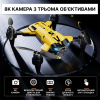 Квадрокоптер M5 2024 Mini Drone, FPV БК мотори до 150 м. до 25 хв. польоту + акб