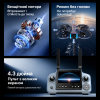Квадрокоптер AE21 Brushless з камерою, дрон з пультом та екраном 4.3", безщіткові мотори, Optical Flow, 360°, 2 акумулятори 1200mAh
