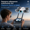 Квадрокоптер AE21 Brushless з камерою, дрон з пультом та екраном 4.3", безщіткові мотори, Optical Flow, 360°, 2 акумулятори 1200mAh