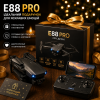 Дрон E88 PRO 4K FPV Brushless - квадрокоптер с камерой Wi-Fi для детей и новичков, Mini Drone с Hover Mode, 2 АКБ, складной корпус