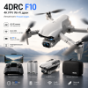 Детский Квадрокоптер 4DRC F10 дрон с камерой, 5G 4К HD FPV, 150м. 30 мин. полета + кейс ( 2 аккумулятора) 