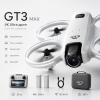 Дрон GT3 Max Drone 4K FPV с экраном — квадрокоптер с камерой Wi-Fi для детей и новичков, складной Mini Drone, Follow Me, Orbit, 2 аккумулятора