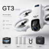 Квадрокоптер GT3 Max Drone 4K з камерою та екранним пультом — FPV Wi-Fi дрон для дітей і новачків, складаний Mini Drone, Follow Me, 360° уникнення перешкод, 3 АКБ, до 30 хв польоту