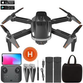 Квадрокоптер K105 Max дрон з камерою, 4K HD FPV, обхід перешкод, до 30 хв.  + кейс (2 акумулятори)
