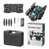Квадрокоптер K12 MAX Mini Drone, FPV БК двигуни 100 м. до 15 хв.  + 1 акумулятор у подарунок