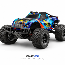 Машинка на радіоуправлінні KF10 Brushless 1:10 – безщітковий 4WD джип до 50 км/год повний привід 4x4 Професійна машинка на пульті