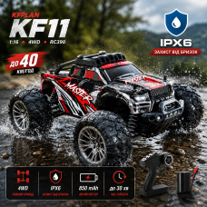 Машинка на радіокеруванні KFPLAN KF11 1:16 4WD, RC автомобіль, дріфт машинка, позашляховик, до 40 км/год, машинка на пульті для дітей та дорослих