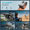 Квадрокоптер L107 PRO з подвійною камерою, дрон Brushless з безщітковими моторами 1503, EIS, Optical Flow, Wi-Fi, до 200 м, 20 хв, кейс