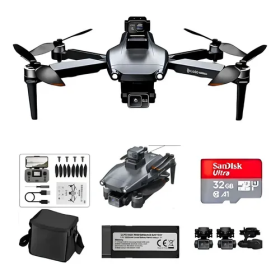 Квадрокоптер LYZRC L600 PRO MAX з камерою 4K, GPS, 3-осьова стабілізація, 2 акумулятори, до 60 хв польоту, FPV Wi-Fi дрон