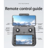Квадрокоптер LYZRC L600 PRO 2 MAX з пультом з екраном, 2 акумулятори, камера 4K, GPS, 3-осьова стабілізація, до 60 хв польоту, FPV дрон
