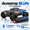 Радіокерована машинка HOSHI N517 Frenzy 1:12 4WD до 70 км/год RC монстр-трак на пульті  ESC 45A, 3S LiPo, металева трансмісія