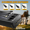 Повербанк PowerBank Power Bank 50000 mAh із сонячною батареєю зовнішній акумулятор павербанк з ліхтариком 
