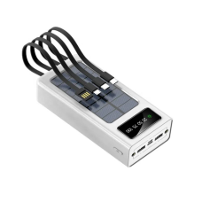 Повербанк PowerBank Power Bank 50000 mAh із сонячною батареєю зовнішній акумулятор павербанк з ліхтариком