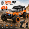Радіокерована машинка ZLL SG201 PRO 1:20, позашляховик RC на пульті 2.4GHz, двигун RC370, металевий привід, LED-фари, акумулятор 7.4V