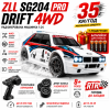 Радіокерована дрифт машинка ZLL SG204 PRO 4WD 1/24 RTR дрифт авто 4WD 1:24 з LED підсвічуванням та змінними шинами