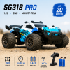 Машинка на радіокеруванні SG318 PRO 1:20, монстр трак 2WD, 2 акумулятора, машинка на пульті, RC авто для бездоріжжя