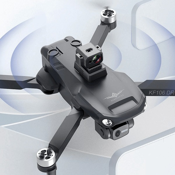 Квадрокоптер KFPLAN KF106 MAX дрон з 4K HD камерою, запобігання перешкодам, GPS БК двигуни до 1.2 км 25 хв.