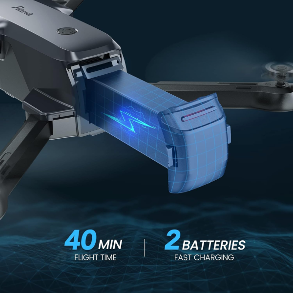 Квадрокоптер Potensic P4 з камерою, FPV 1080P HD, Wi-Fi, 40 хв. польоту. до 100м.