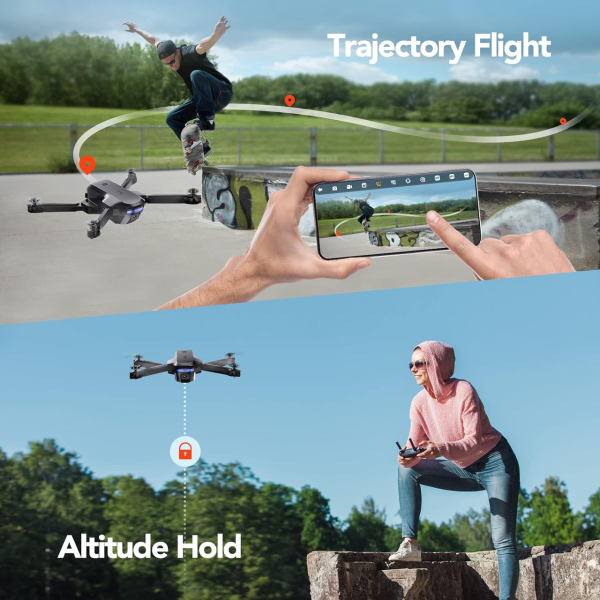 Квадрокоптер Potensic P4 з камерою, FPV 1080P HD, Wi-Fi, 40 хв. польоту. до 100м.