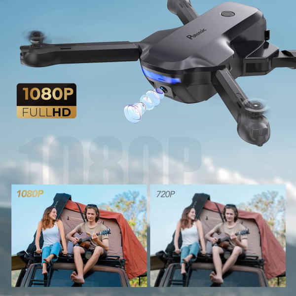 Квадрокоптер Potensic P4 з камерою, FPV 1080P HD, Wi-Fi, 40 хв. польоту. до 100м.