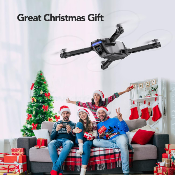 Квадрокоптер Potensic P4 з камерою, FPV 1080P HD, Wi-Fi, 40 хв. польоту. до 100м.
