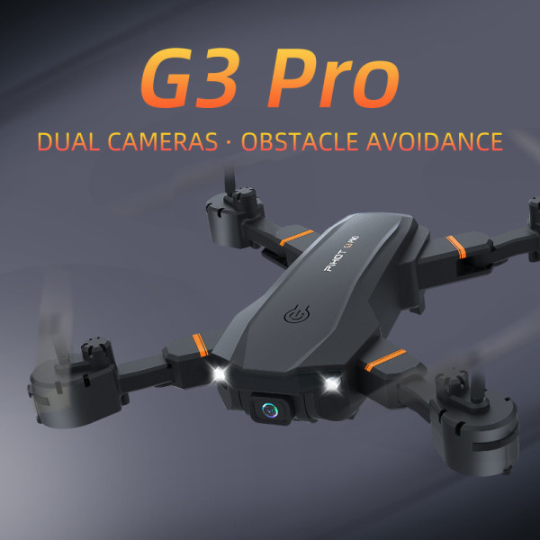 Квадрокоптер PIHOT G3 PRO 2 дрон Wifi, 4K,с двойной камерой. дальность полета до 150м.время полета до 15 мин.