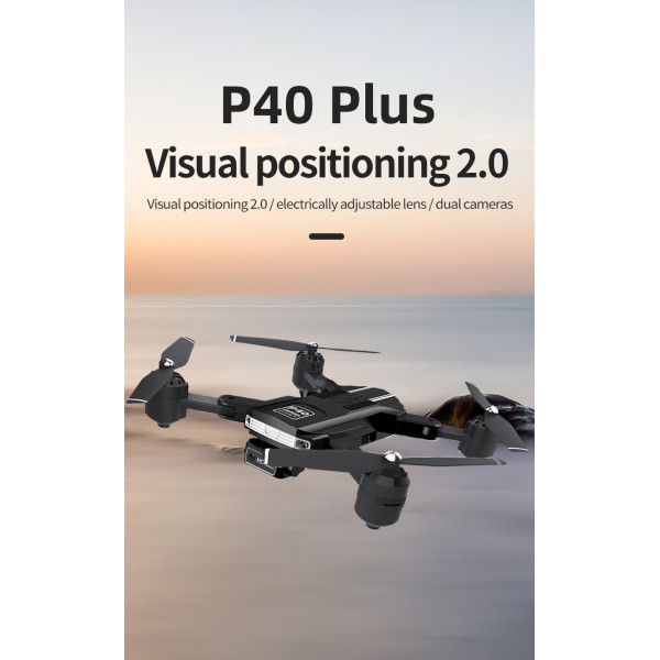 Квадрокоптер PIHOT P40 PLUS 4K HD+WIFI. дальность полета до 150 м. Время до 15 мин.