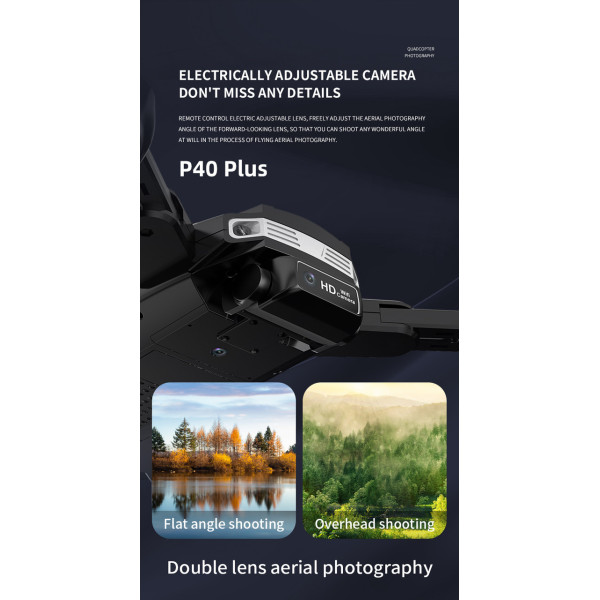 Квадрокоптер PIHOT P40 PLUS 4K HD+WIFI. дальность полета до 150 м. Время до 15 мин.
