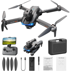 Квадрокоптер E99S 2024 - дрон с камерой 4К HD FPV, БК моторы, до 150 м. 15 мин + кейс (1 аккумулятор)