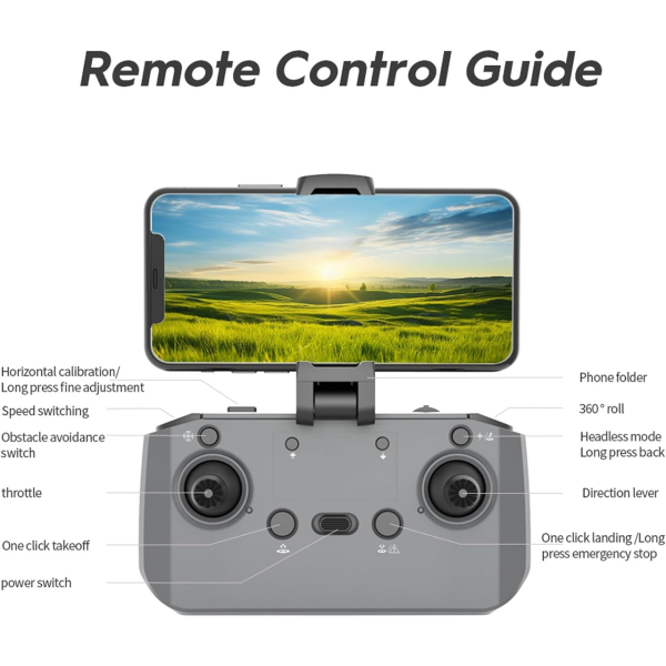 Квадрокоптер E99S 2024 – дрон з камерою 4К HD FPV, БК мотори, до 150 м. 15 хв + кейс (1 акумулятор)
