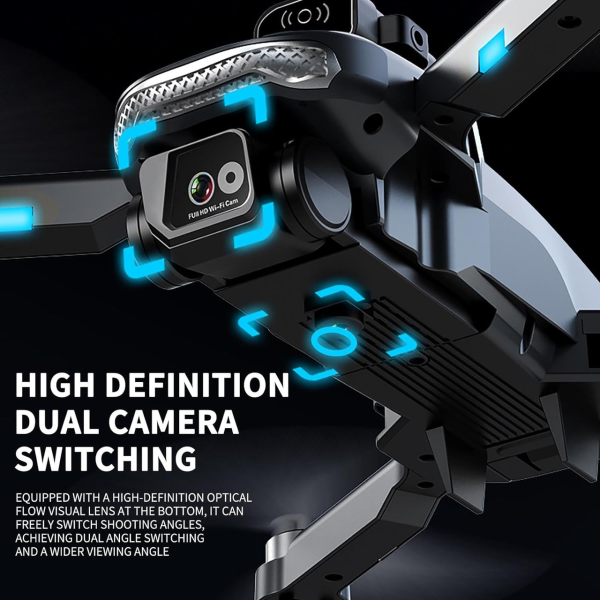 Квадрокоптер с камерой KF613 – дрон с 4K HD, GPS, БК двиг. до 300 м. 18 хв. + кейс