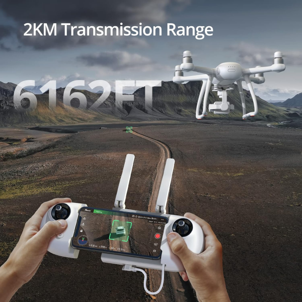 Квадрокоптер Drone FPV Potensic DREAMER Pro 3-Axis Gimbal 4K GPS дрон з камерою, 28 хв. польоту, до 2 км
