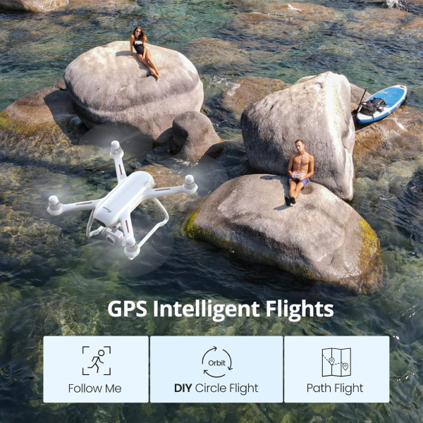 Квадрокоптер Drone FPV Potensic DREAMER Pro 3-Axis Gimbal 4K GPS дрон з камерою, 28 хв. польоту, до 2 км