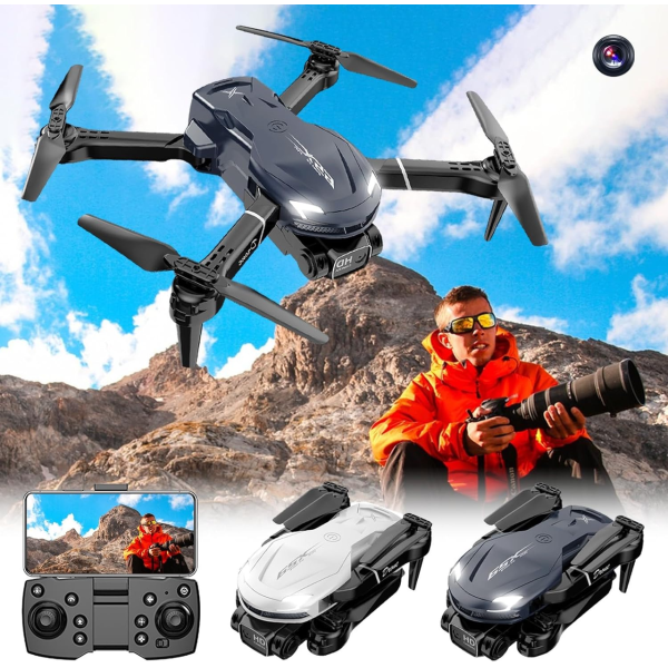Квадрокоптер XS9 дрон с камерой HD FPV, до 100 м. 30 мин. полета + кейс ( 2 аккумулятора)