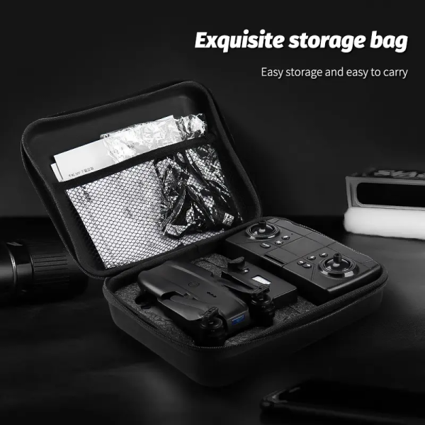 Квадрокоптер з камерою E99 Pro Міні дрон з 4K HD WiFi FPV до 30 хв. польоту (+2 акумулятори )