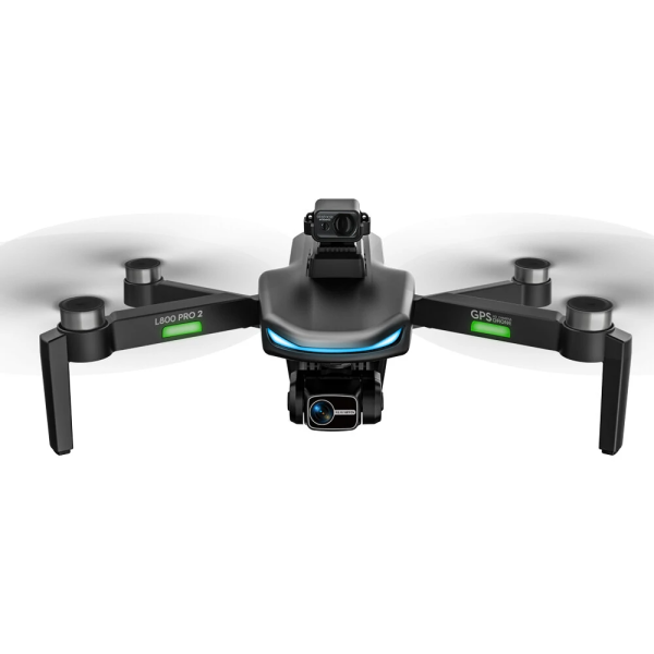 Професійний Квадрокоптер дрон із камерою LYZRC L800 PRO 3-осьовий підвіс 4K HD, GPS, FPV до 1200 м, 26м. польоту + кейс