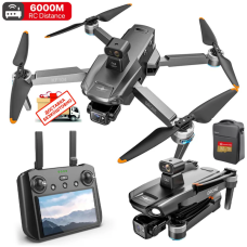 Квадрокоптер Kfplan KF104 Max - дрон с 4K и HD-камерами, ESC, 5G WI-FI, GPS, FPV, БК моторы, 6000м, до 30 мин.