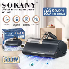 Беспроводной УФ пылесос, SOKANY SK-13032, для удаления пылевого клеща, аккумуляторный пылесос, Ручной пылесос.