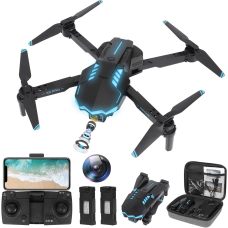 Квадрокоптер X6 PRO с камерой для ребенка FPV на радиоуправлении для новичков Дрон на пульте управления + кейс