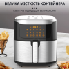Аэрогриль-фритюрница SOKANY SK-10037 на 8.8 л с таймером и терморегулятором 1200 Вт, черный