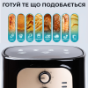 Аэрогриль-фритюрница SOKANY SK-10025 на 6,5 л с механическим управлением, черный
